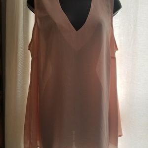 TORRID Pink Choker Sleeveless Top Hi Lo Hem
